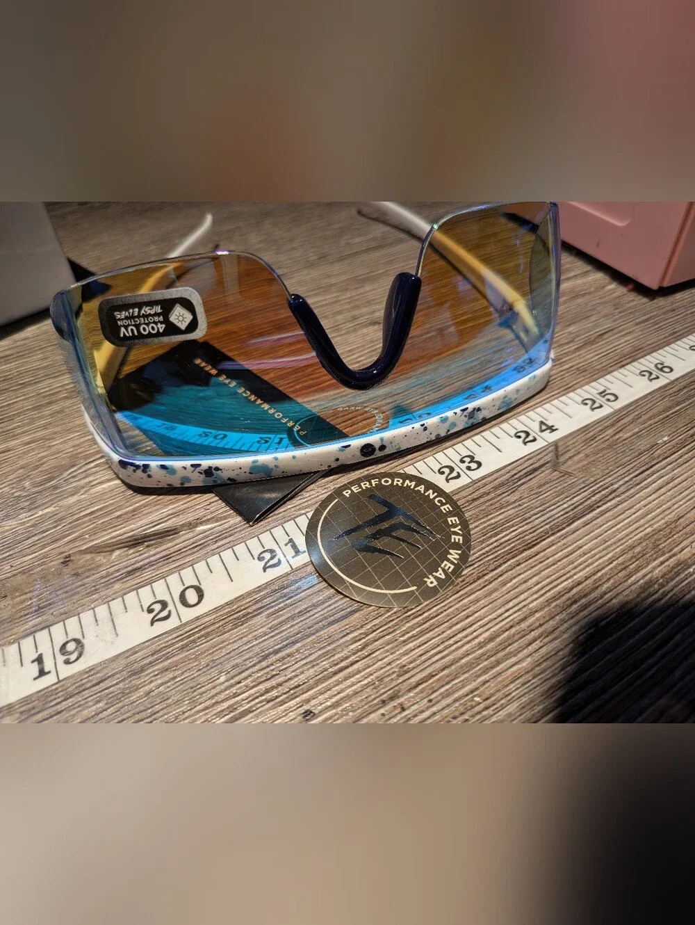 Tipsy Elves New White Paint Splatter Sunglasses With Case